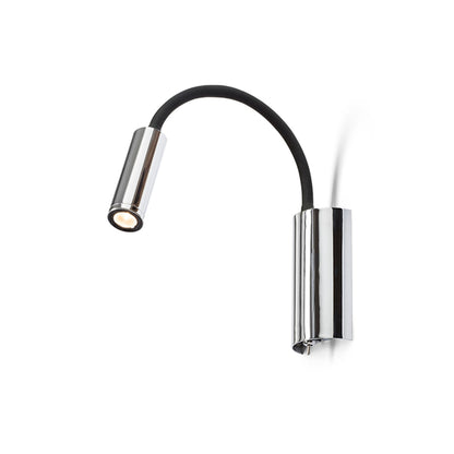 RENDL spotlight SHOW wall black chrome 230V LED 3W 3000K R12897 1