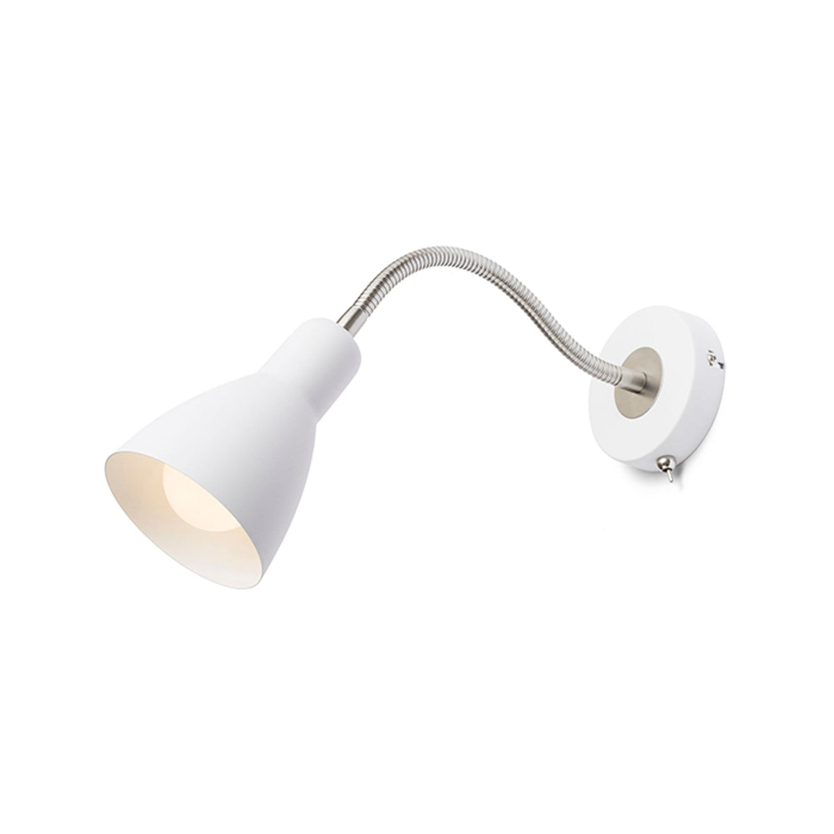 RENDL spotlight KAYA wall white matt nickel 230V LED E27 15W R12898 1