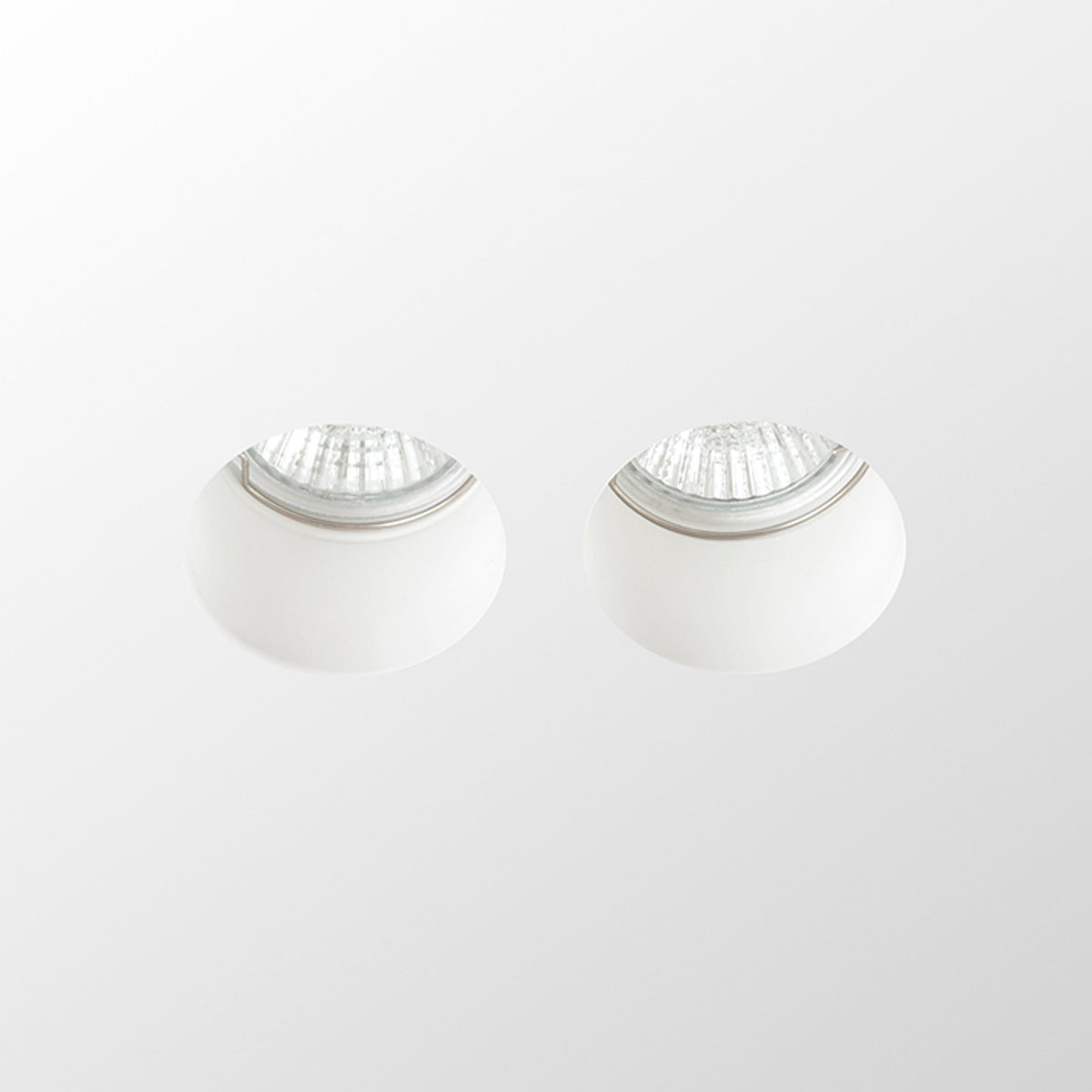 RENDL recessed light QUO R II recessed  plaster 230V LED GU10 2x8W R12900 3