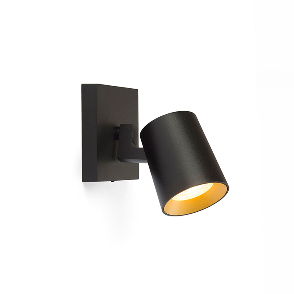 RENDL spotlight KENNY I surface mounted black/gold  230V LED GU10 8W R12914 2