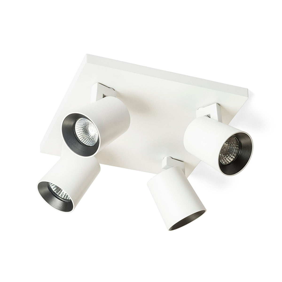RENDL spotlight KENNY IV ceiling white/black  230V LED GU10 4x8W R12921 3