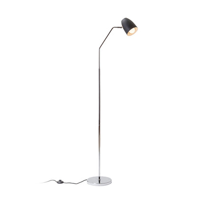 RENDL floor lamp PRAGMA floor black chrome 230V LED E27 11W R12989 1