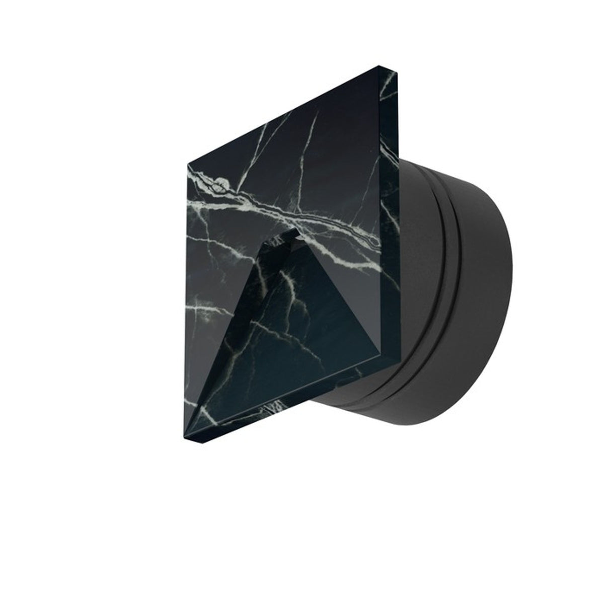RENDL Outlet CRISPI recessed black marble decor 230V LED 3W 3000K R13095 3
