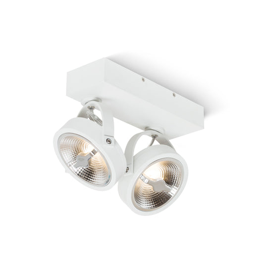 RENDL spotlight KELLY LED II DIMM wall white 230V LED 2x12W 24° 3000K R13106 1