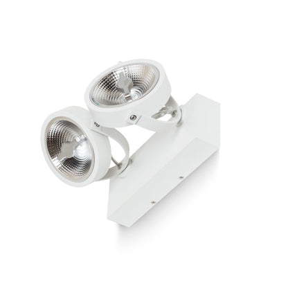 RENDL spotlight KELLY LED II DIMM wall white 230V LED 2x12W 24° 3000K R13106 6