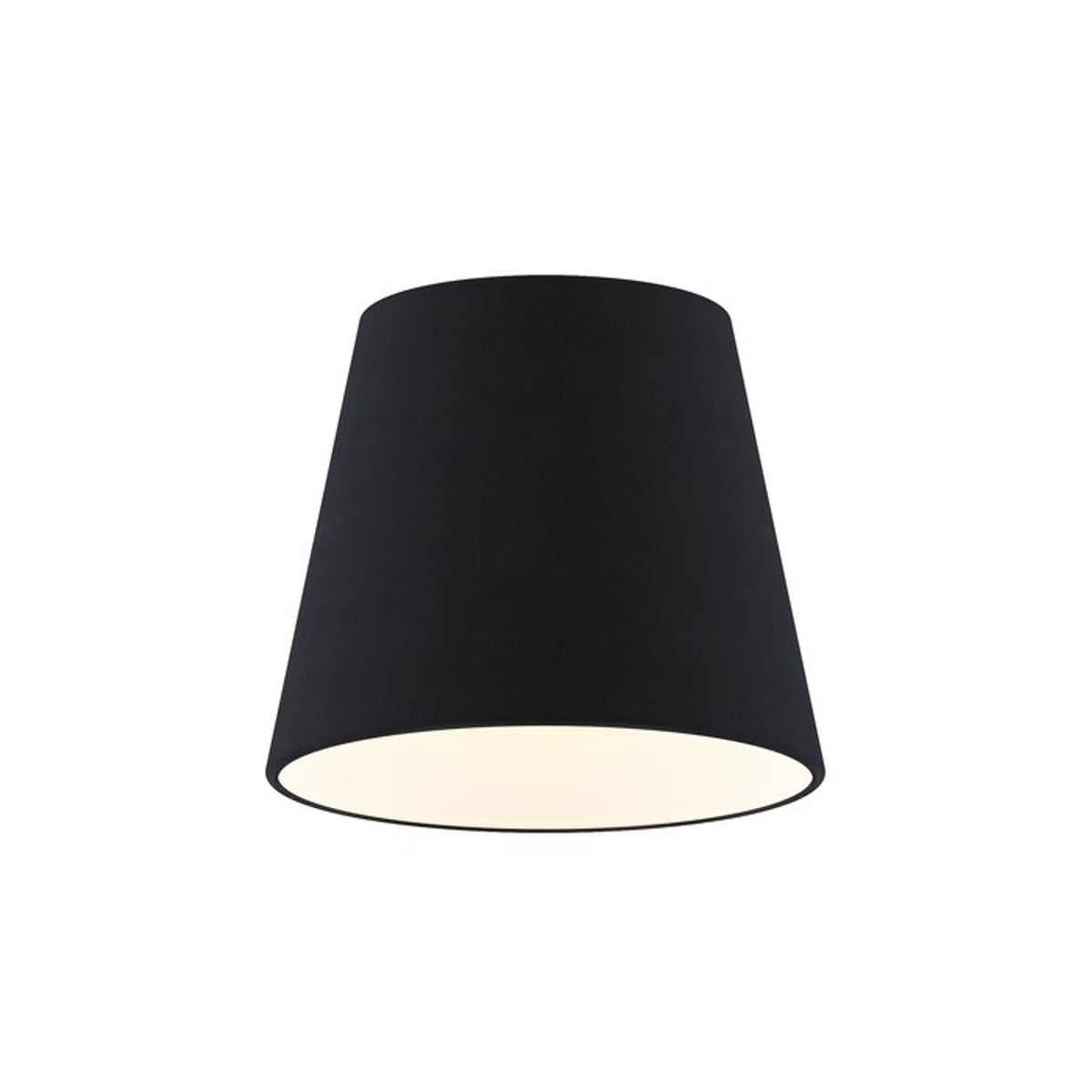 RENDL shades, shade bases, pendent sets NIZZA 18/15 shade Polycotton black/white PVC max. 28W R13114 1