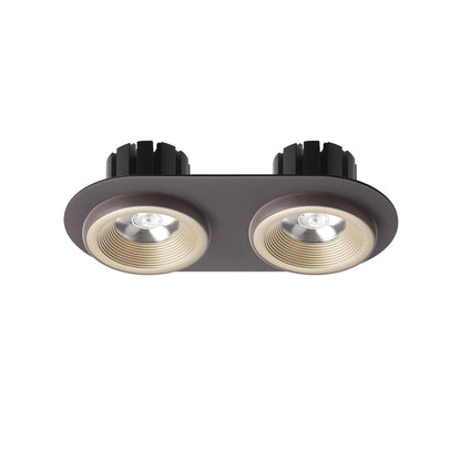 RENDL recessed light SHARM R II recessed pearl gold/brown 230V LED 2x10W 24° 3000K R13241 2