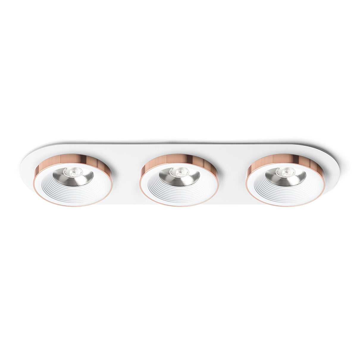 RENDL recessed light SHARM R III recessed white copper 230V LED 3x10W 24° 3000K R13245 1