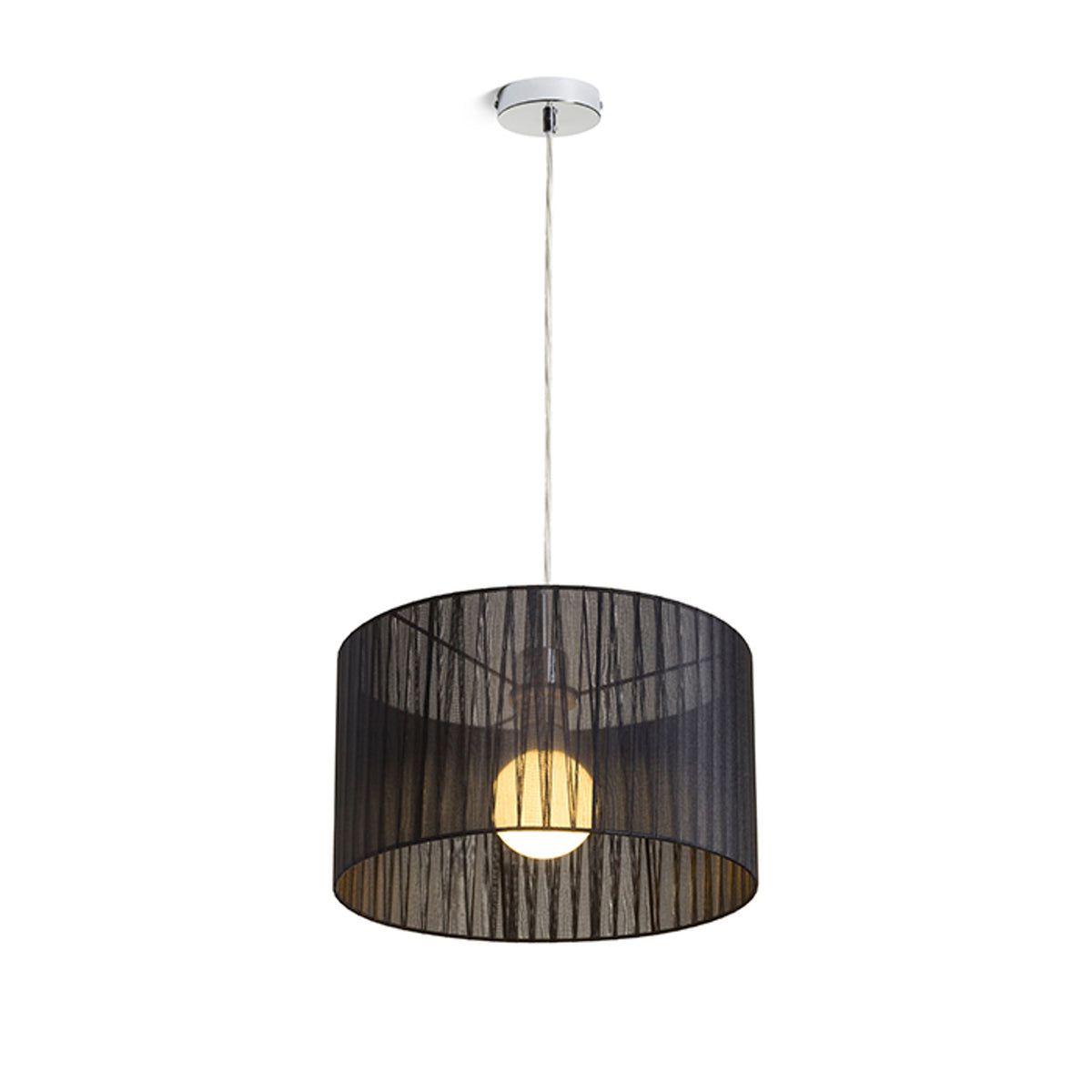 RENDL pendant lamp GLAMOUR 35/20 pendant black  230V LED E27 15W R13271 1