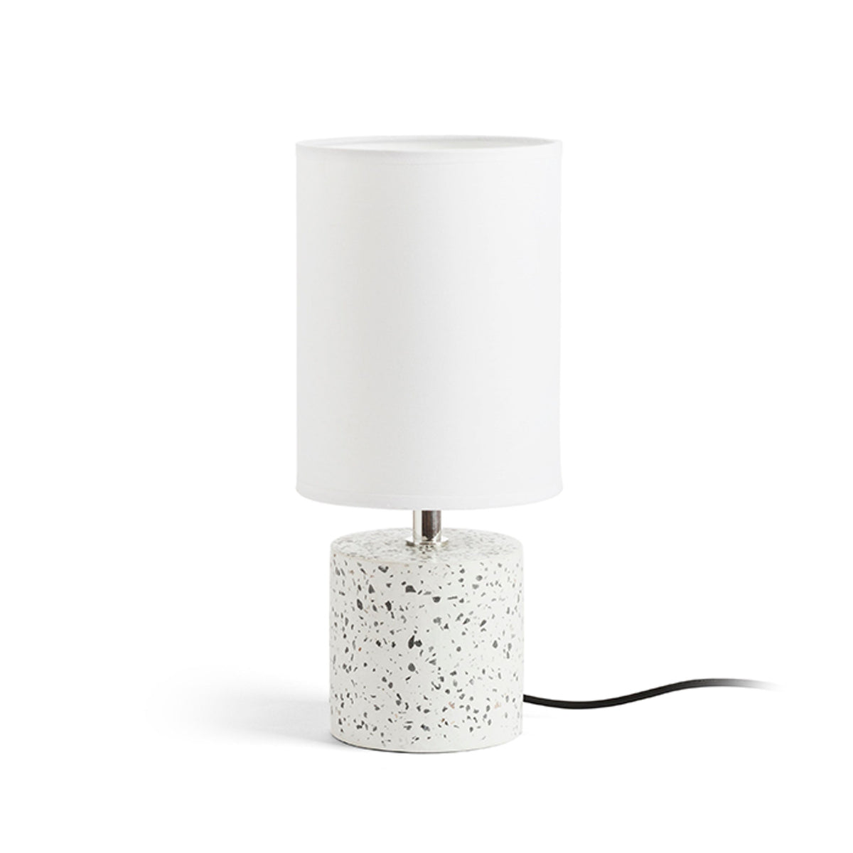 RENDL table lamp CAMINO table with shade white terazzo decor 230V LED E27 15W R13294 3
