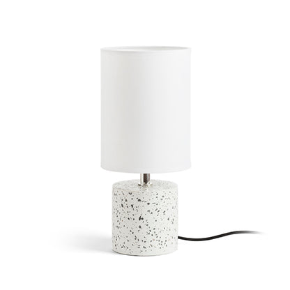 RENDL table lamp CAMINO table with shade white terazzo decor 230V LED E27 15W R13294 3