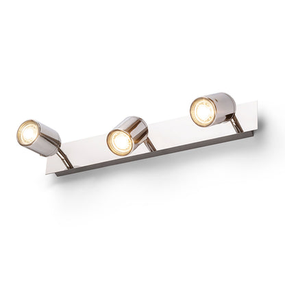 RENDL spotlight DUBLIN III surface mounted  chrome 230V GU10 3x9W IP44 R13379 1