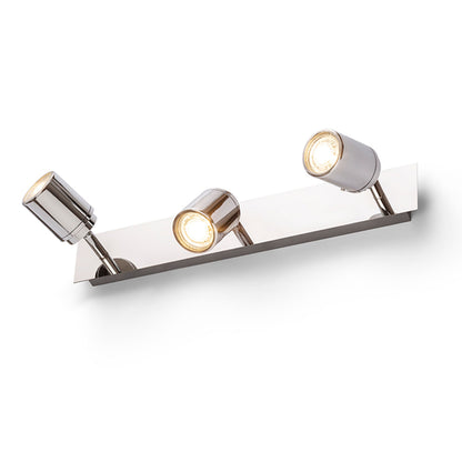 RENDL spotlight DUBLIN III surface mounted  chrome 230V GU10 3x9W IP44 R13379 2