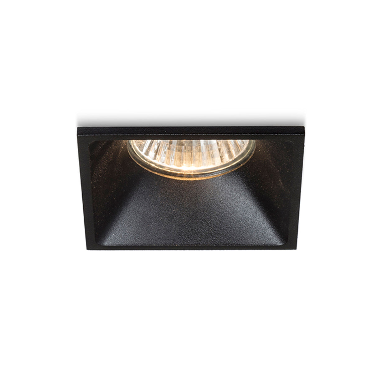 RENDL recessed light ZURI SQ recessed black 230V GU10 35W R13391 3
