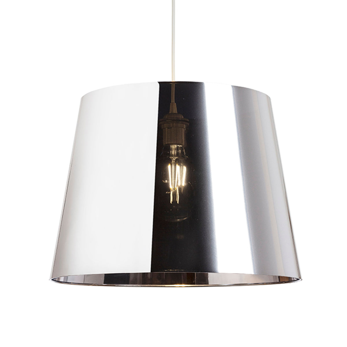 RENDL shades, shade bases, pendent sets ILLUSION 45/33 shade  chrome foil  max. 20W R13417 2