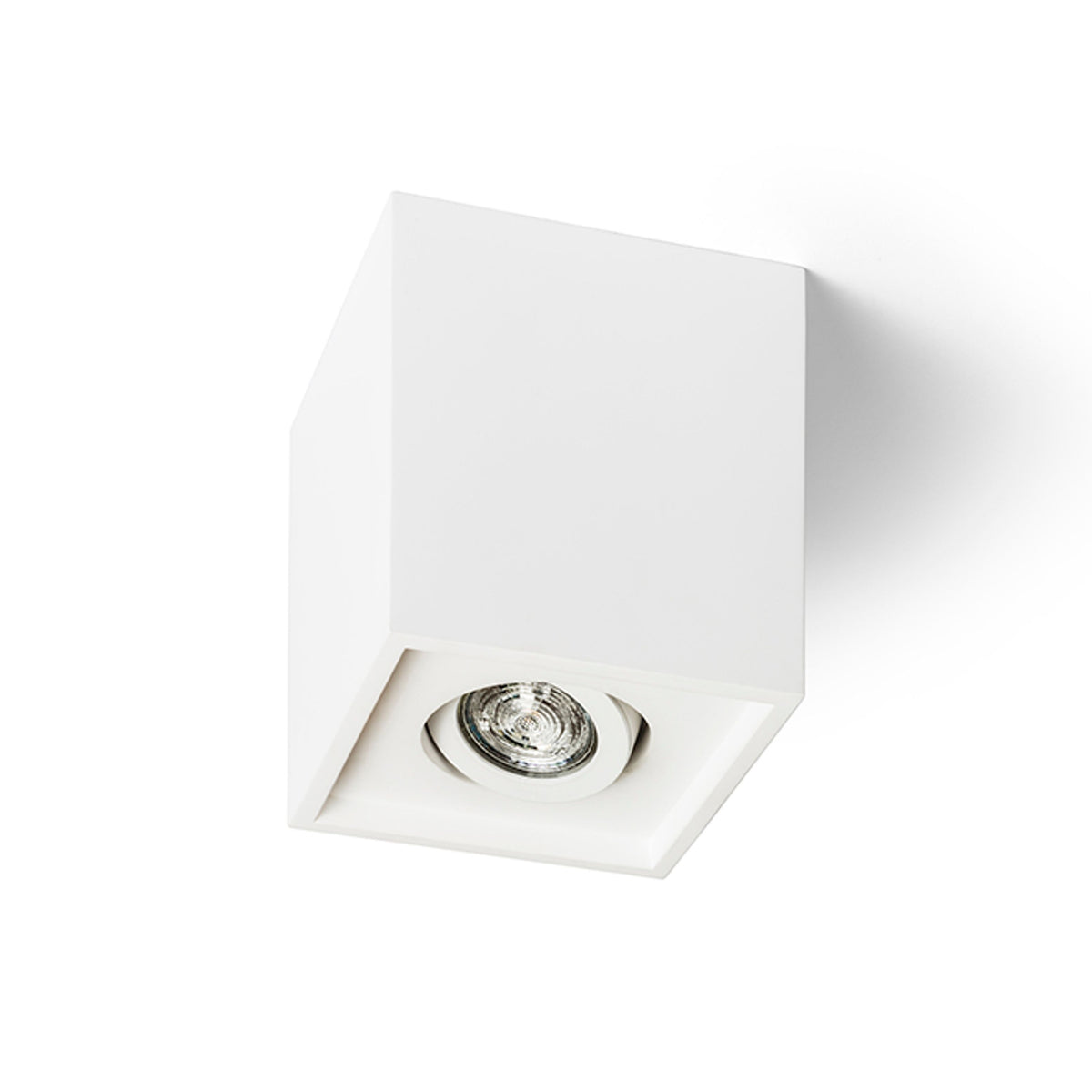 RENDL surface mounted lamp COLES SQ ceiling  plaster 230V LED GU10 15W R13438 3