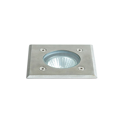 RENDL outdoor lamp ORBU SQ 10 recessed  stainless steel 230V LED GU10 15W IP67 R13439 2