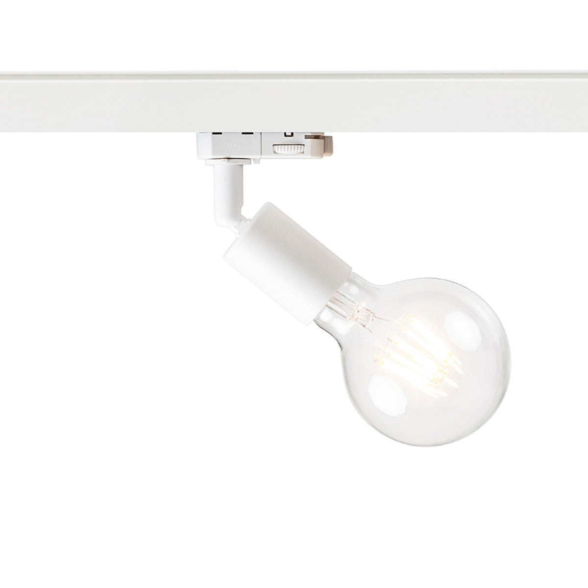 RENDL 3-circuit track system FAX E27 for 3-circuit tracks white  230V LED E27 15W R13535 3