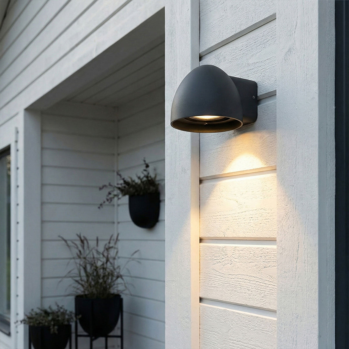 RENDL outdoor lamp BOURDON wall anthracite grey  230V LED GU10 8W IP54 R13559 2