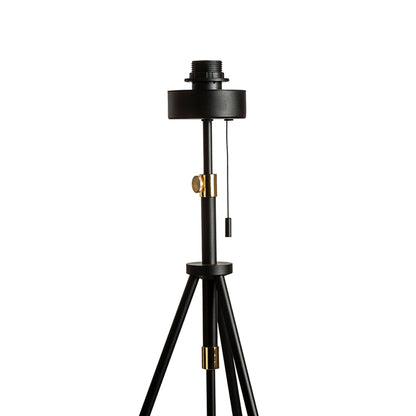 RENDL shades, shade bases, pendent sets LUTON floor base  black/brass 230V LED E27 15W R13640 5