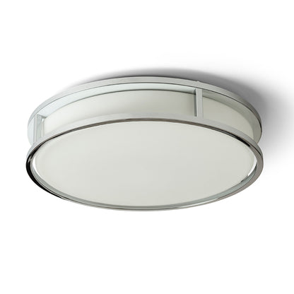RENDL surface mounted lamp GRANDE LED 35 ceiling  opal-colored glass/chrome 230V LED 24W IP44  3000K R13678 1
