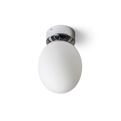 RENDL surface mounted lamp MERINGUE 16 ceiling  opal-colored glass/chrome 230V LED E27 15W IP44 R13690 4
