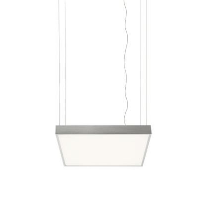 RENDL pendant lamp STRUCTURAL LED 55x55 pendant  brushed aluminum 230V LED 48W  3000K R13714 1
