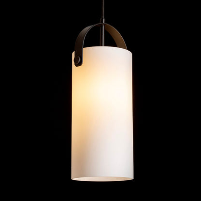 RENDL pendant lamp JULIETTA 31 pendant  opal-colored glass/black 230V LED E27 15W R13753 2