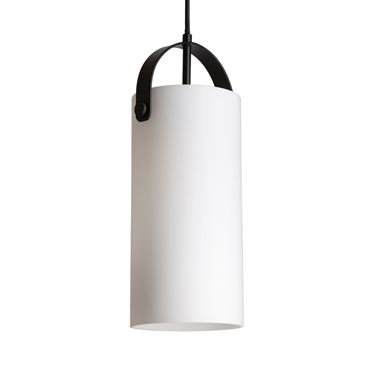 RENDL pendant lamp JULIETTA 31 pendant  opal-colored glass/black 230V LED E27 15W R13753 4