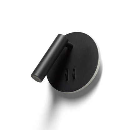 RENDL spotlight THALIA wall black satinated acrylic 230V LED 6+3W 3000K R13765 10