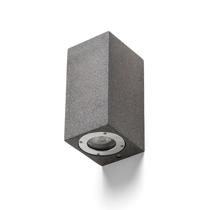 RENDL outdoor lamp KANE II wall  concrete/dark granite 230V LED GU10 2x5W IP65 R13794 2