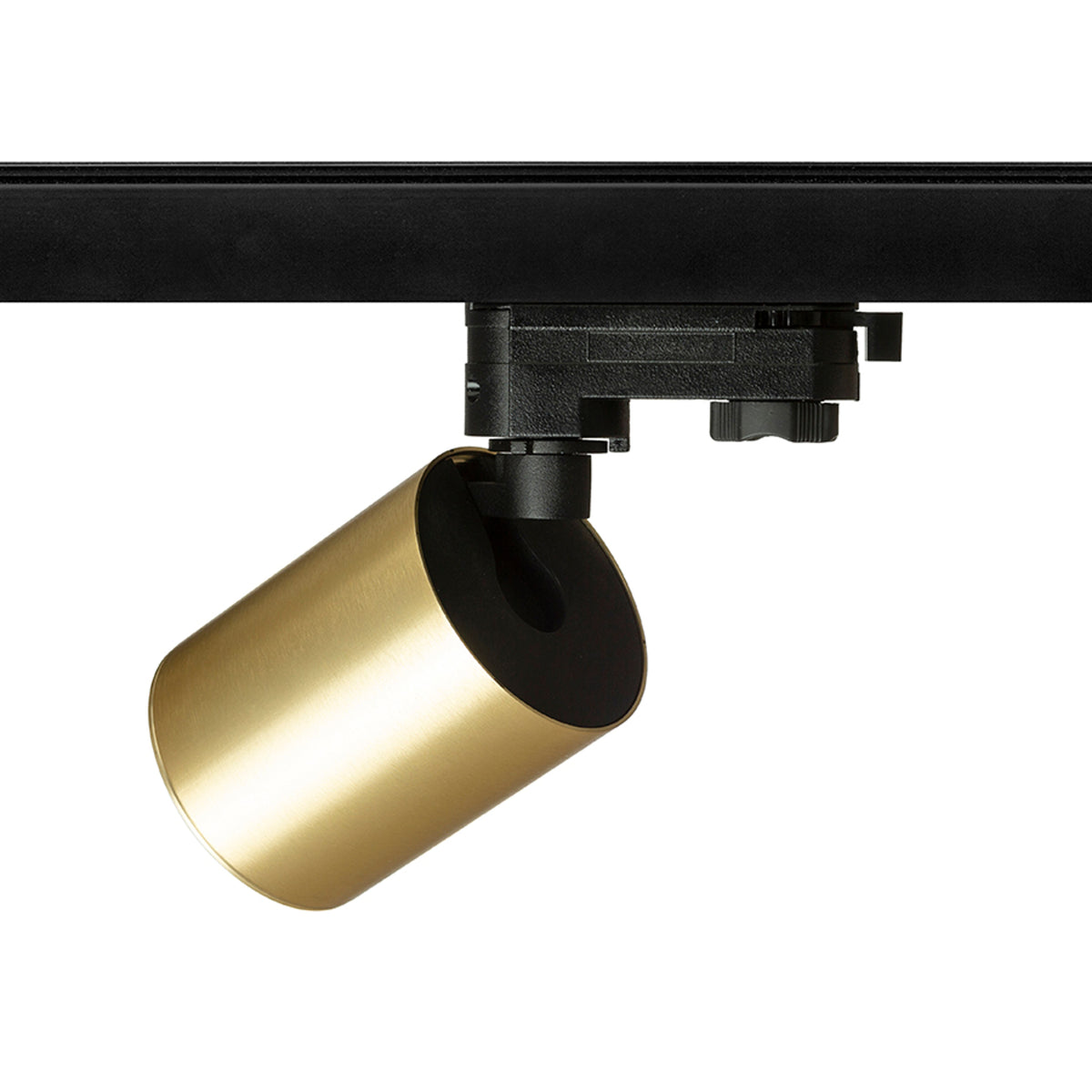 RENDL 3-circuit track system DARIO for 3-circuit tracks  brushed brass 230V LED GU10 9W R13875 3