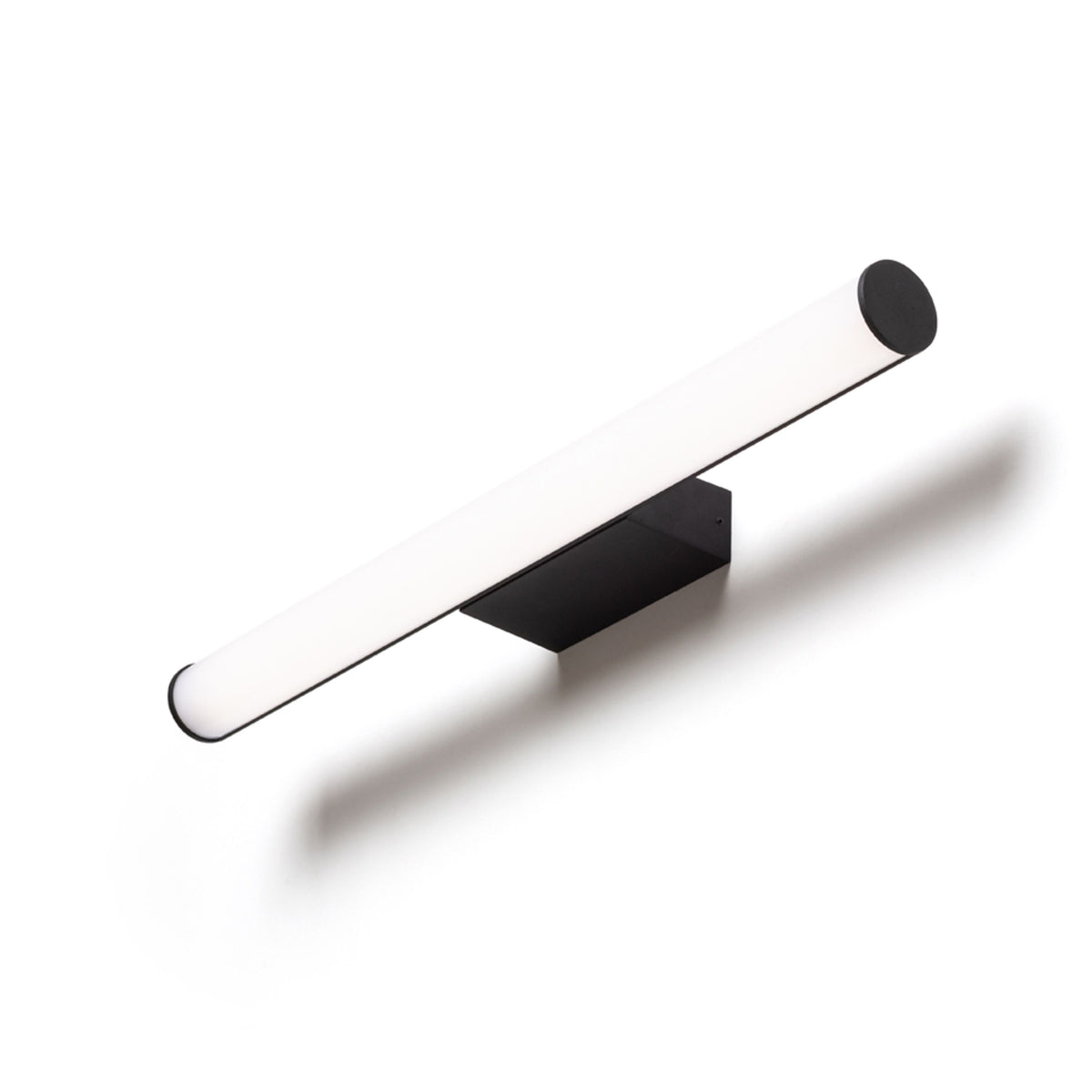 RENDL wall lamp CASSAMBA 60 wall black frosted acrylic 230V LED 12W IP44  3000K 4000K R13888 6