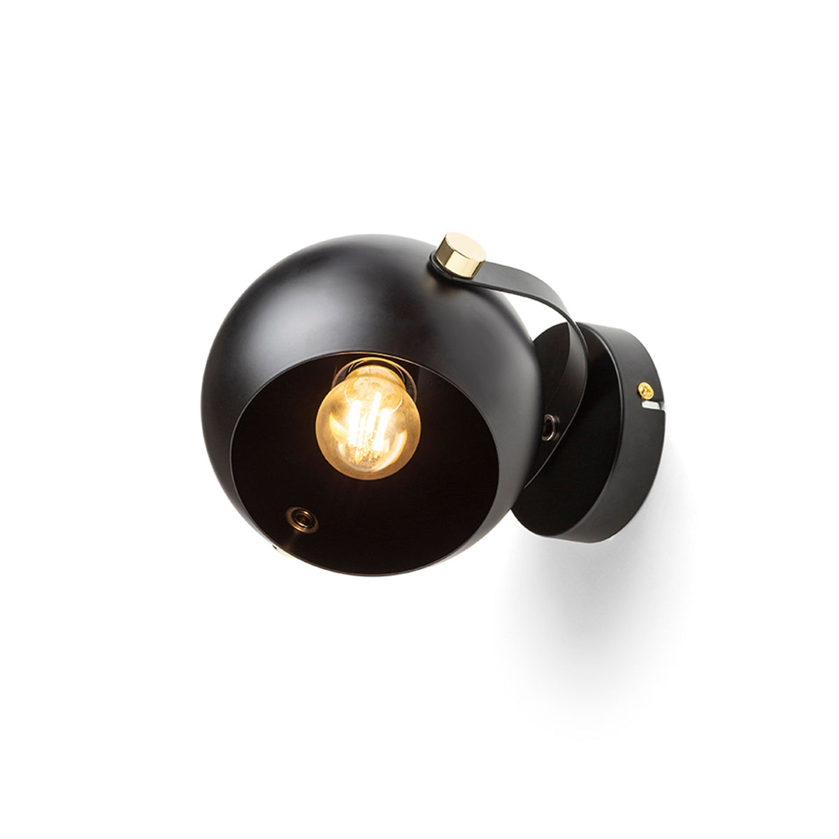 RENDL spotlight AGNETA surface mounted black  230V LED E27 11W R13894 2