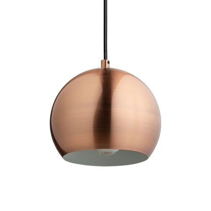 RENDL pendant lamp AGNETA pendant  brushed copper 230V LED E27 11W R13900 6