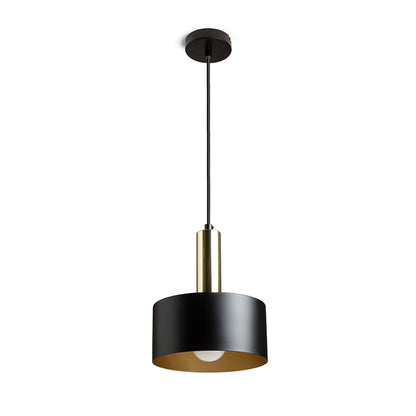 RENDL pendant lamp GIULIA 20 pendant black/gold brown brass 230V LED E27 15W R13911 2