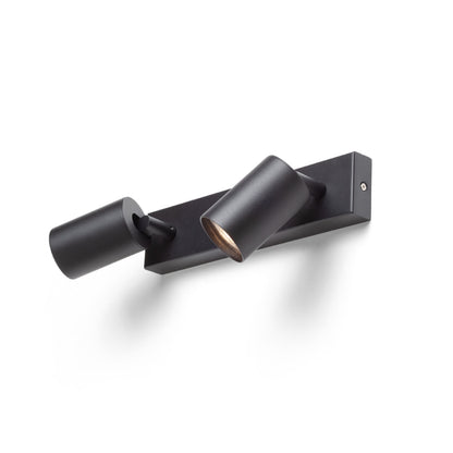 RENDL spotlight DUDE II surface mounted black 230V LED GU10 2x9W R13923 6