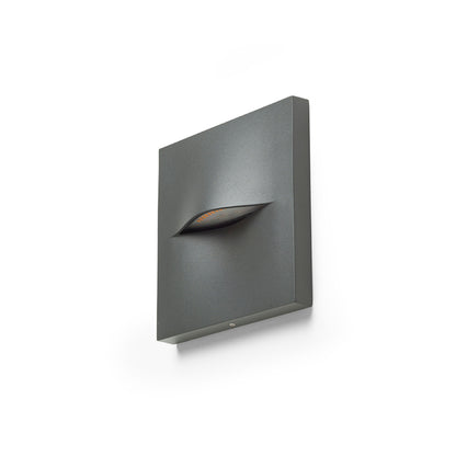 RENDL outdoor lamp BOBO SQ wall anthracite grey  230V LED 3W IP65  3000K R13935 3