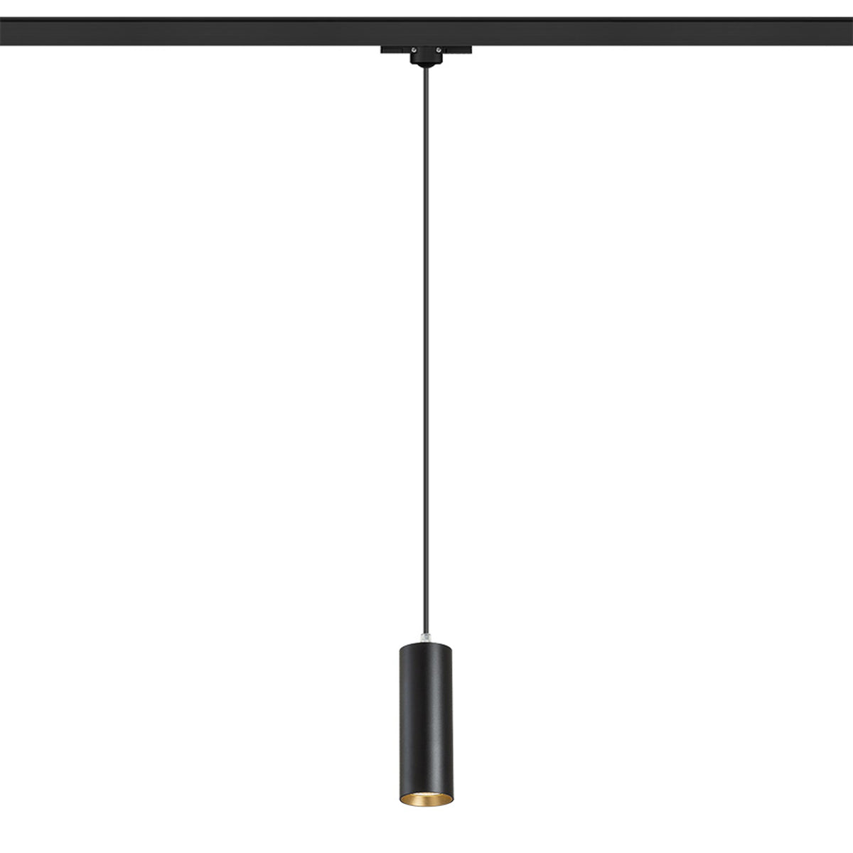 RENDL 3-circuit track system MAVRO for 3-circuit tracks pendant black/gold 230V LED 12W 38° 3000K R13985 2