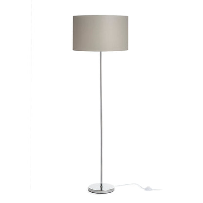 RENDL floor lamp NYC/RON 40/25 floor  Chintz light grey/chrome 230V LED E27 15W R14081 1
