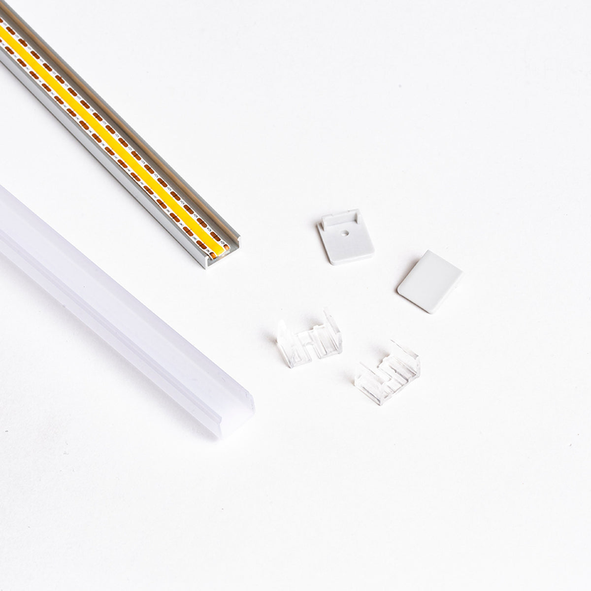 RENDL LED-strip LED PROFILE H surface mounted 1m anodized aluminum/matte acrylic  R14091 3