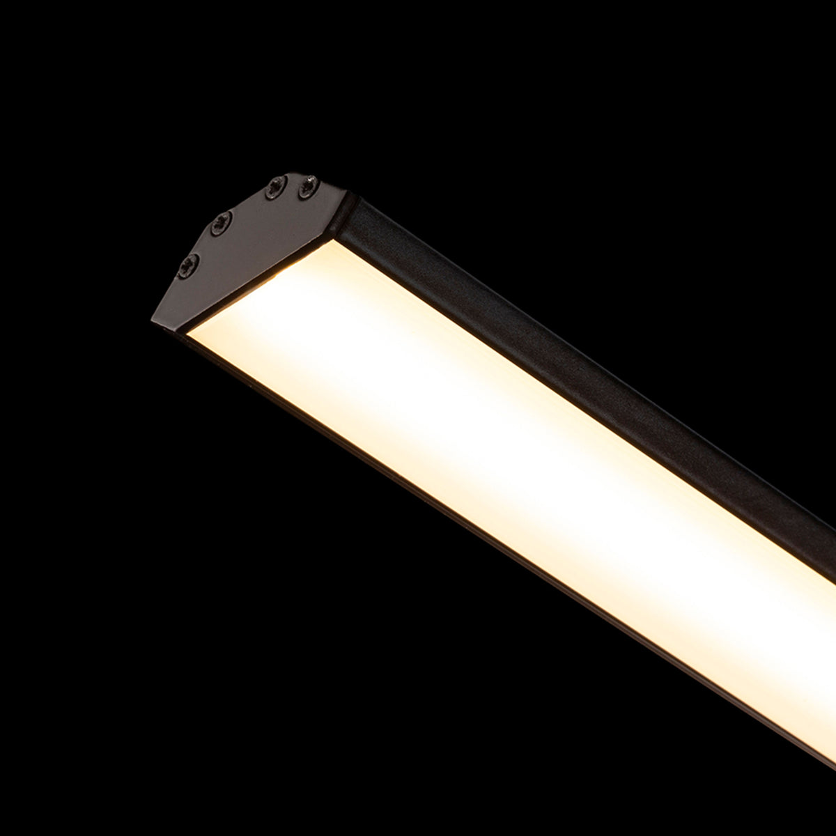 RENDL LED-strip LED PROFILE J surface mounted 1m black matte acrylic/aluminum  R14094 4