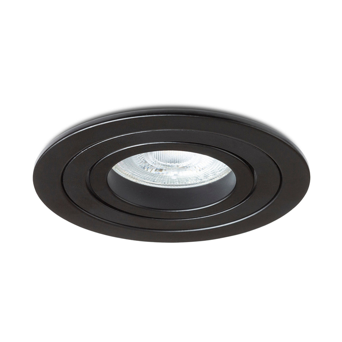 RENDL recessed light PASADENA GU10 R  recessed black  230V LED GU10 7W R14103 5