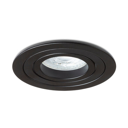 RENDL recessed light PASADENA GU10 R  recessed black  230V LED GU10 7W R14103 5
