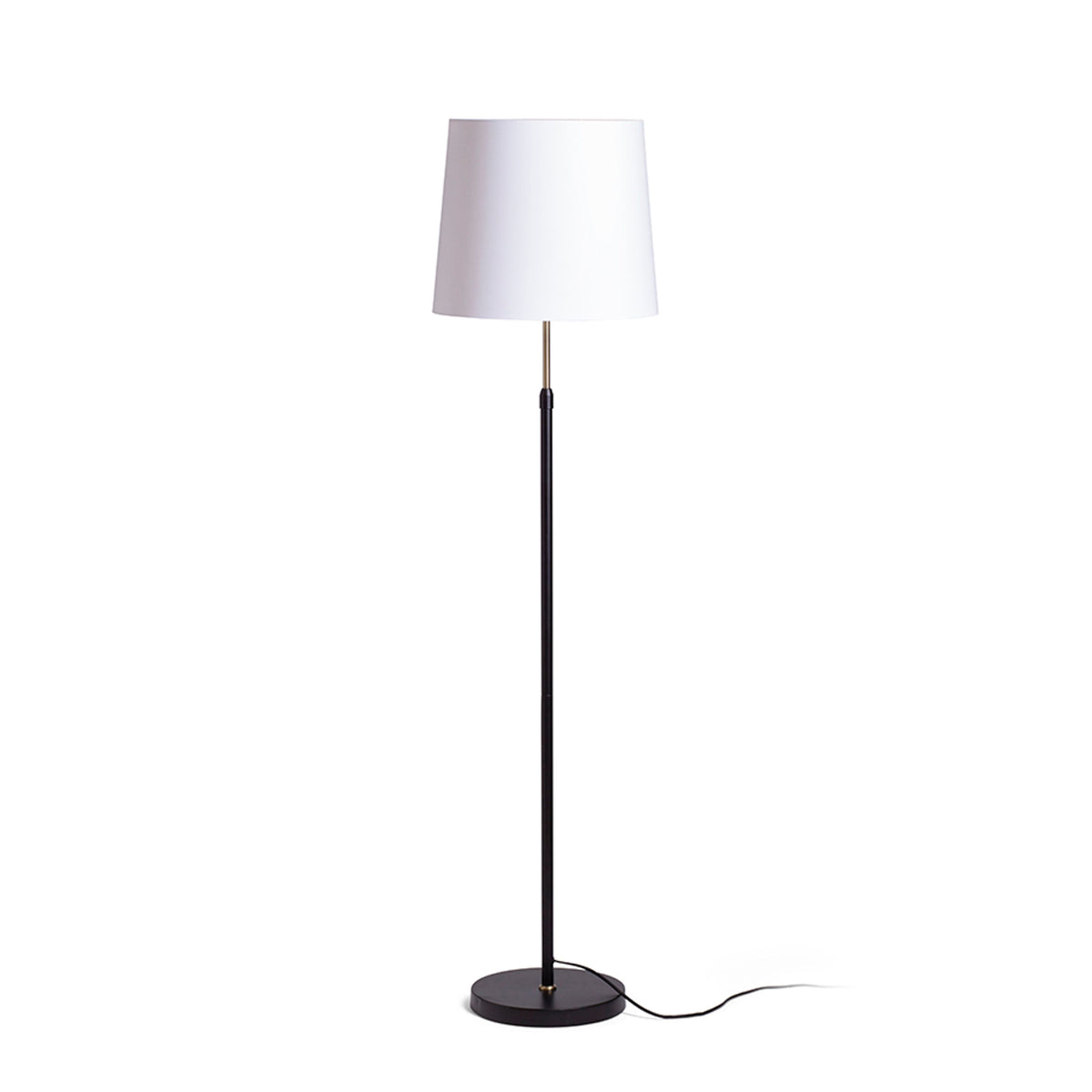 RENDL shades, shade bases, pendent sets EMMETT floor base black old brass 230V LED E27 15W R14118 7
