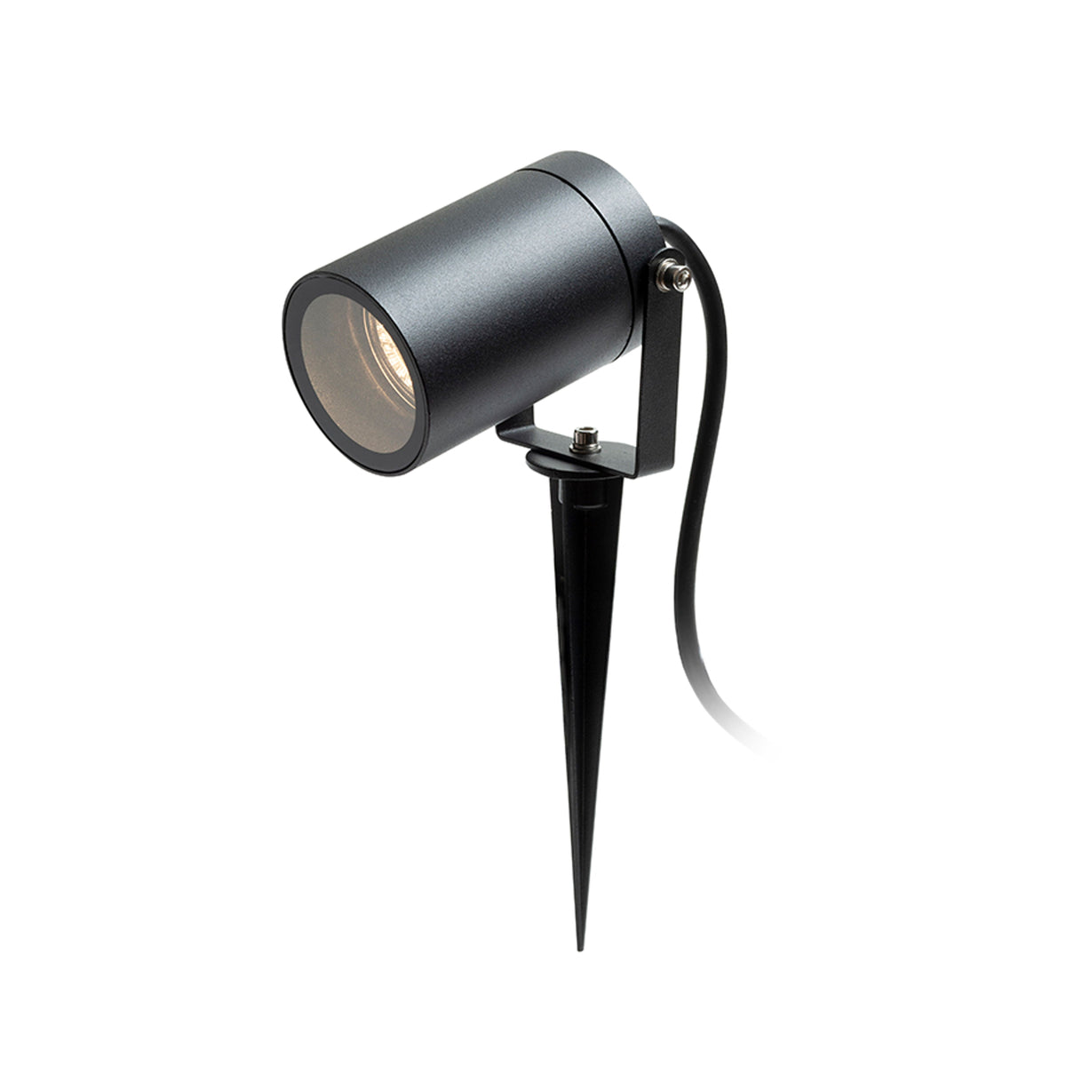 RENDL outdoor lamp NAVONA on spike anthracite grey 230V LED GU10 8W IP54 R14137 2
