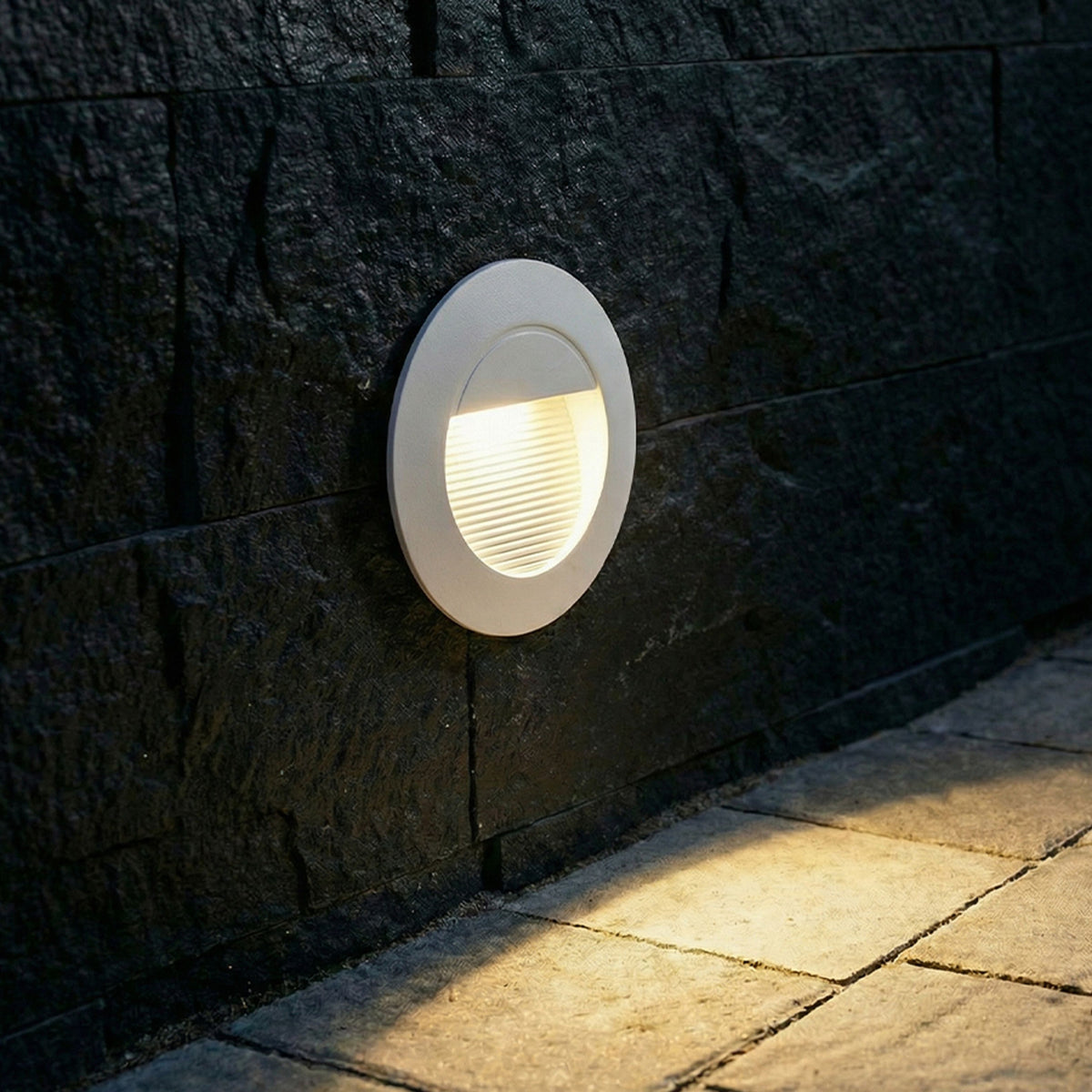RENDL outdoor lamp MARCO 70 recessed white 230V LED 3W IP65 3000K R14142 2