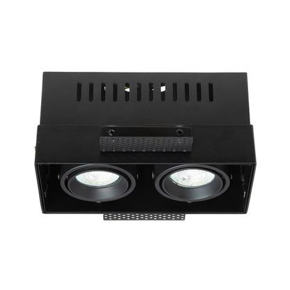 RENDL recessed light ELECTRA II GU10 frameless black 230V LED GU10 8W R14168 5