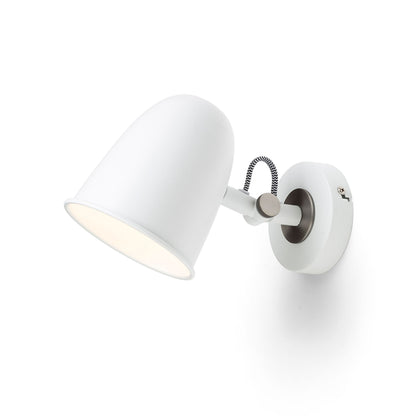 RENDL spotlight DANNY wall white matt nickel 230V LED E14 5W R14185 1
