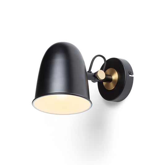 RENDL spotlight DANNY wall black brass 230V LED E14 5W R14186 2